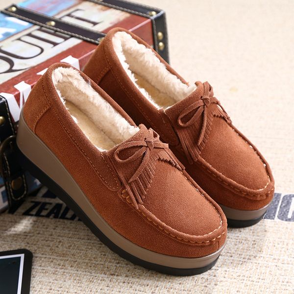 new fashion women plush insole snow shoes slip-on solid platform flat with round toe flat-bottomed casual shoes dropshipping, Black
new fashion women plush insole snow shoes slip-on solid platform flat with round toe flat-bottomed casual shoes dropshipping, Black