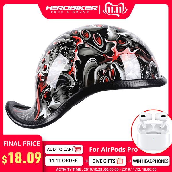 herobiker new motorcycle helmet open face retro half moto biker helmet racing moto off road casque
herobiker new motorcycle helmet open face retro half moto biker helmet racing moto off road casque