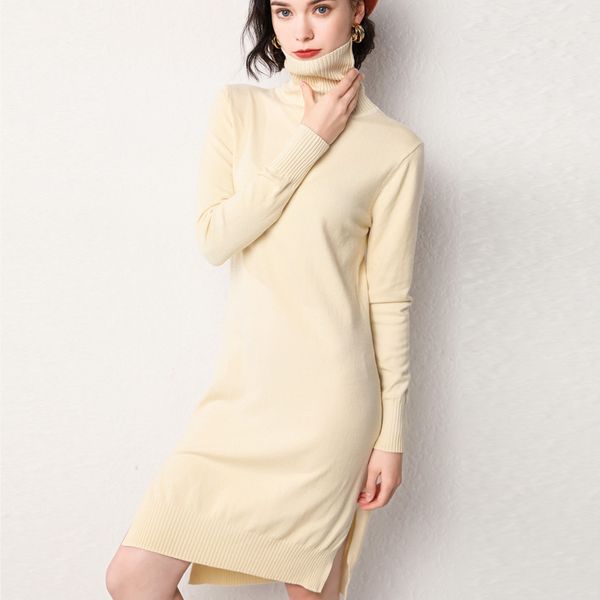 wool sweaters fashion 2019 women turtleneck pullovers dress cashmere basic knit sweater dresses female long sleeve jumper top, White;black
wool sweaters fashion 2019 women turtleneck pullovers dress cashmere basic knit sweater dresses female long sleeve jumper top, White;black