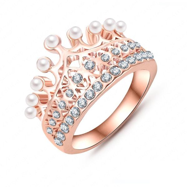 princess crown ring 18k rose gold plate made with austrian crystal & pearl ball luxury elgent women ring wholesale ri-hq0375-a, Silver
princess crown ring 18k rose gold plate made with austrian crystal & pearl ball luxury elgent women ring wholesale ri-hq0375-a, Silver