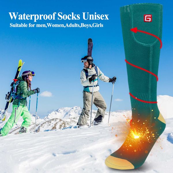 wholesale-electric heated ski socks, winter rechargeable heat socks kit for chronically cold feet,climbing hiking fishing, Black
wholesale-electric heated ski socks, winter rechargeable heat socks kit for chronically cold feet,climbing hiking fishing, Black