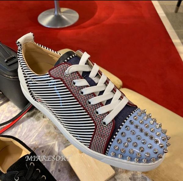 женщины red bottom lowcut кроссовки младшего шипы orlato lousrivets juniorspikes мужского flat mesh скейтборд обувь шнуровка sneaker марка d, Black
женщины red bottom lowcut кроссовки младшего шипы orlato lousrivets juniorspikes мужского flat mesh скейтборд обувь шнуровка sneaker марка d, Black
