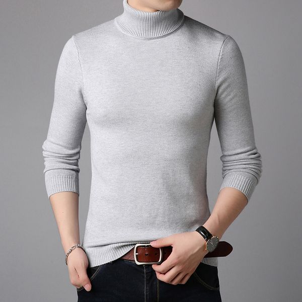 new men's casual sweater high-neck slim korean trend long-sleeve sweater men's autumn, White;black
new men's casual sweater high-neck slim korean trend long-sleeve sweater men's autumn, White;black
