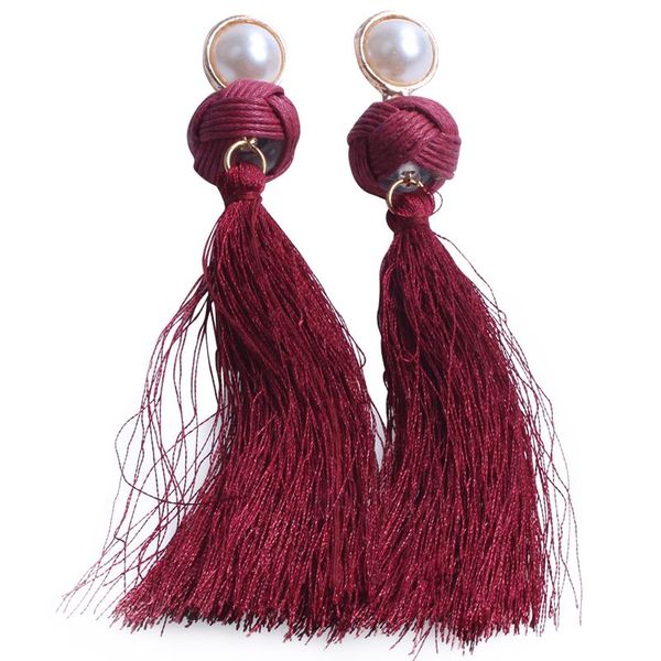 fashion long earrings for jewelry women wedding simulated pearl drop tassel earrings, Silver
fashion long earrings for jewelry women wedding simulated pearl drop tassel earrings, Silver