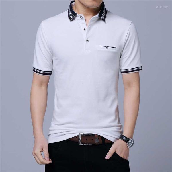polos lapel neck solid casual male tshirts short sleeve straight fashion homme tees summer mens striped, White;black
polos lapel neck solid casual male tshirts short sleeve straight fashion homme tees summer mens striped, White;black