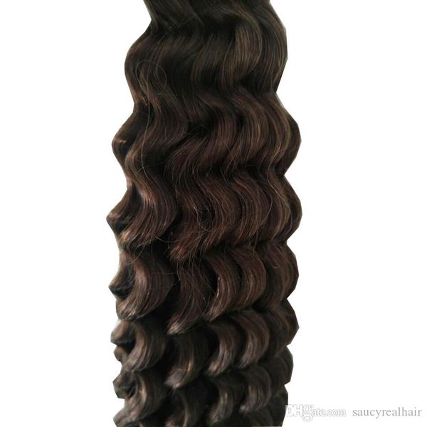 grade 7a-- brazilian 100% human virgin brazilian deep wave hair bulk with dark brown color, 100g per piece, dhl, Black
grade 7a-- brazilian 100% human virgin brazilian deep wave hair bulk with dark brown color, 100g per piece, dhl, Black