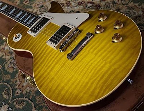 promotion electric guitar,gold r9, one piece body, one piece neck, dirty lemon/ beer
promotion electric guitar,gold r9, one piece body, one piece neck, dirty lemon/ beer