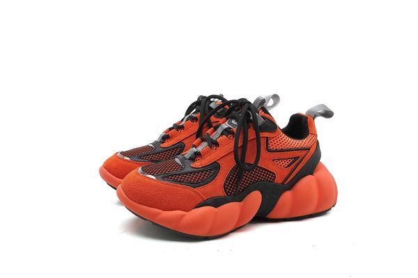 autumn winter female recreational sneaker calfskin is mixed color splice fastens belt thick sole shoe comfortable and ventilated running sho, Black
autumn winter female recreational sneaker calfskin is mixed color splice fastens belt thick sole shoe comfortable and ventilated running sho, Black