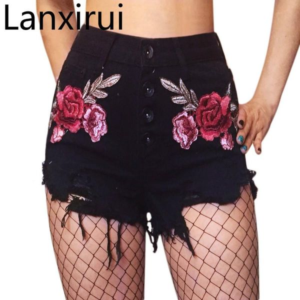 women's shorts flower embroidery denim arrival women 's black vintage tassel ripped high waist punk short jeans 2110, White;black
women's shorts flower embroidery denim arrival women 's black vintage tassel ripped high waist punk short jeans 2110, White;black