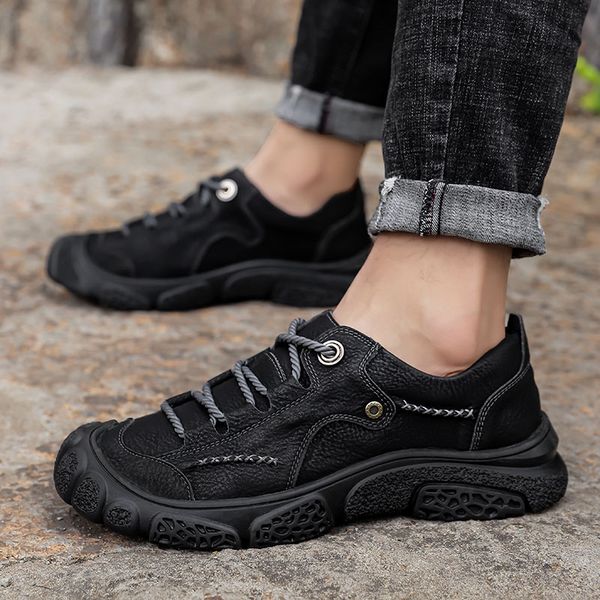 genuine leather men shoes breathable lace up loafers male comfortable driving shoes men leather casual male loafers hc-620, Black
genuine leather men shoes breathable lace up loafers male comfortable driving shoes men leather casual male loafers hc-620, Black