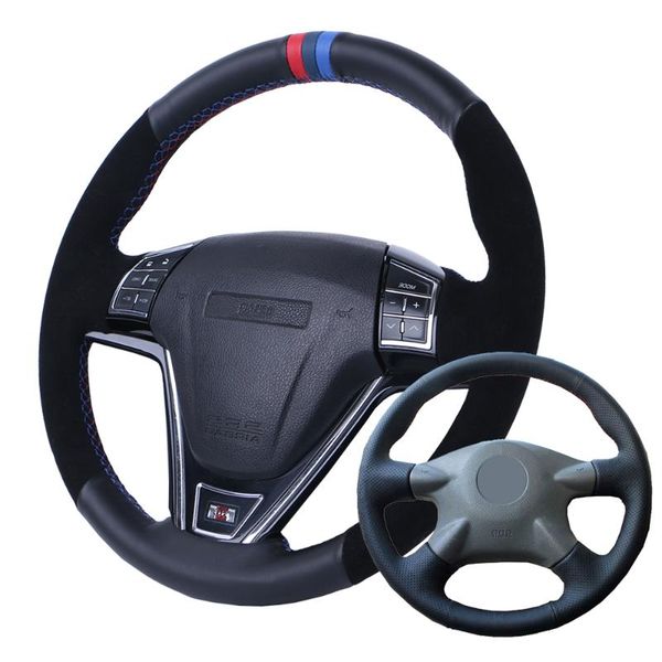 car steering wheel cover suede leather for almera n16 pathfinder primera xtrail samsung sm3/custom steering wrap
car steering wheel cover suede leather for almera n16 pathfinder primera xtrail samsung sm3/custom steering wrap