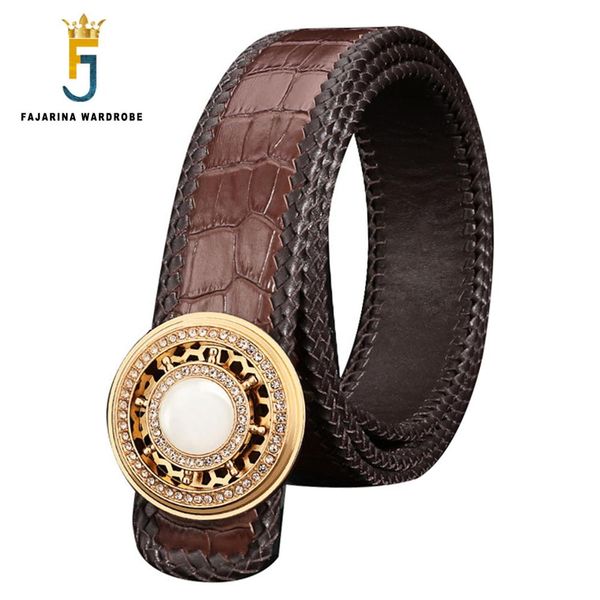 fajarina unique design novelty rotate buckle metal cowhide casual leather belts men crocodile pattern cow skin belt lufj885, Black;brown
fajarina unique design novelty rotate buckle metal cowhide casual leather belts men crocodile pattern cow skin belt lufj885, Black;brown