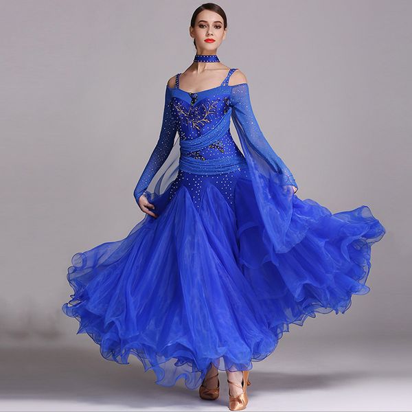 stage wear red blue ballroom dance competition dresses waltz dress fringe luminous costumes standard foxtrot 5 color, Black;red
stage wear red blue ballroom dance competition dresses waltz dress fringe luminous costumes standard foxtrot 5 color, Black;red