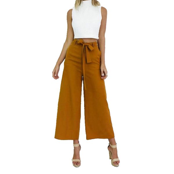 new stylish women lady wide leg pants elegant ladies high solid waist pants wide leg loose trousers, Black;white
new stylish women lady wide leg pants elegant ladies high solid waist pants wide leg loose trousers, Black;white