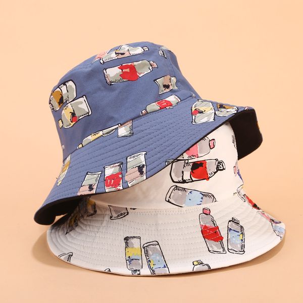 2019 hat women autumn and winter korean double-sided fisherman bucket hat outdoor leisure visor student printed flower pot cap, Blue;gray
2019 hat women autumn and winter korean double-sided fisherman bucket hat outdoor leisure visor student printed flower pot cap, Blue;gray