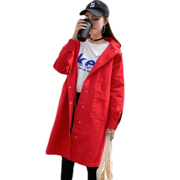 vintage women oversized trench coat hooded single breasted drawstring waist loose long coat women red casual windbreaker, Tan;black
vintage women oversized trench coat hooded single breasted drawstring waist loose long coat women red casual windbreaker, Tan;black