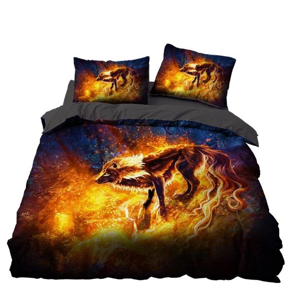 red fire wolf bedding set bedroom decor doona quilt cover black background hypoallergenic 1pc duvet cover with pillowcase
red fire wolf bedding set bedroom decor doona quilt cover black background hypoallergenic 1pc duvet cover with pillowcase