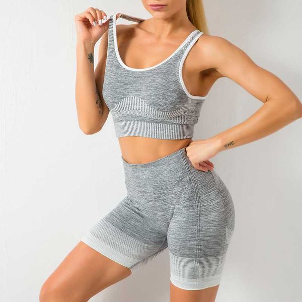 yoga outfits summer seamless sport set women gray rid two piece 2pcs crop bra shorts sportwear workout outfit fitness gym suit sets, White;red
yoga outfits summer seamless sport set women gray rid two piece 2pcs crop bra shorts sportwear workout outfit fitness gym suit sets, White;red