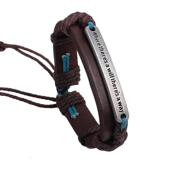 sell english inspirational word plate section cattle leather bracelet europe prevailing wind ornament bracelet wholesale, Black
sell english inspirational word plate section cattle leather bracelet europe prevailing wind ornament bracelet wholesale, Black
