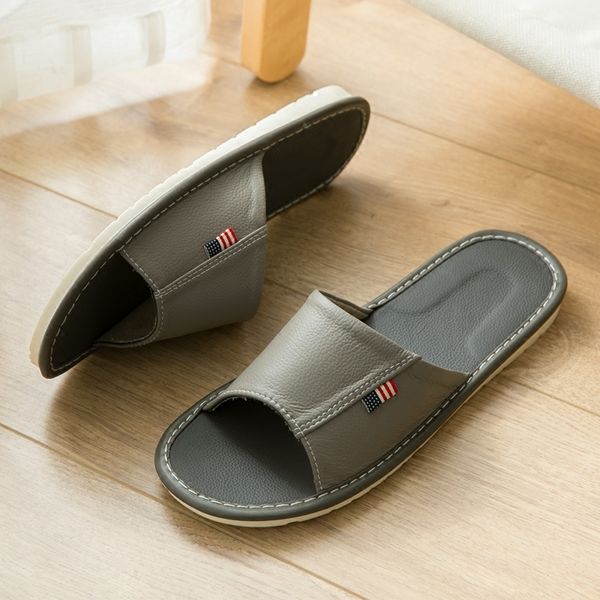 women's summer genuine indoor anti-slip super soft couples' home shoes comfortable cow leather casual slippers mx200425, Black
women's summer genuine indoor anti-slip super soft couples' home shoes comfortable cow leather casual slippers mx200425, Black