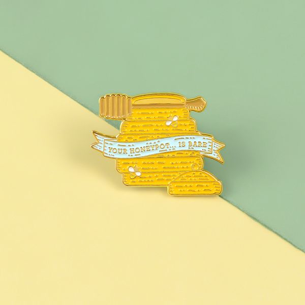 cartoon cute honey pot brooches for women creative letters you honeypot is bare badge enamel pin jewelry accessories trinkets, Gray
cartoon cute honey pot brooches for women creative letters you honeypot is bare badge enamel pin jewelry accessories trinkets, Gray