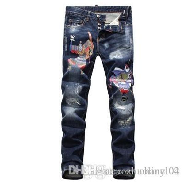 blm men's distressed ripped skinny jeans designer mens jeans slim motorcycle biker causal mens denim pants hip hop men jeans sql12, Blue
blm men's distressed ripped skinny jeans designer mens jeans slim motorcycle biker causal mens denim pants hip hop men jeans sql12, Blue