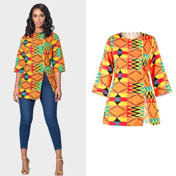 women african american clothing long sleeve floral print split bazin irregular shirt 2020 news casual ankara streetwear, Red
women african american clothing long sleeve floral print split bazin irregular shirt 2020 news casual ankara streetwear, Red