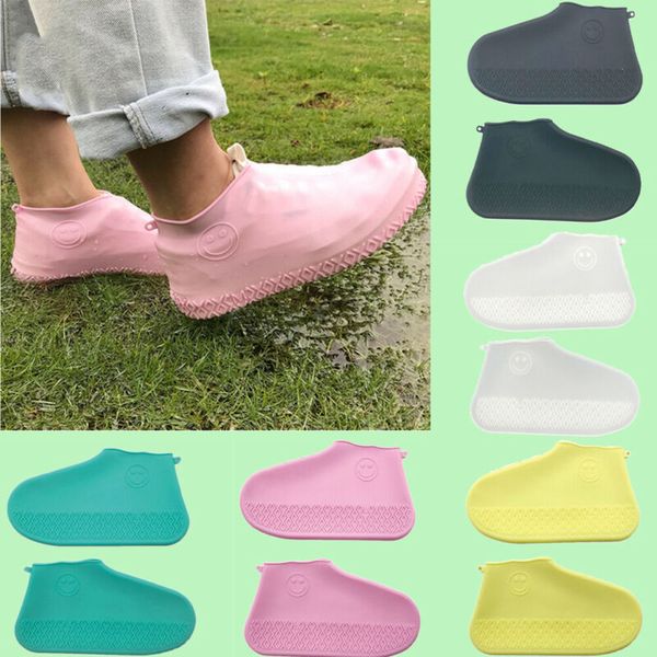 reusable smiling face waterproof shoes covers anti-slip thickening rubber rain boots overshoes shoes protector case 1 pair
reusable smiling face waterproof shoes covers anti-slip thickening rubber rain boots overshoes shoes protector case 1 pair