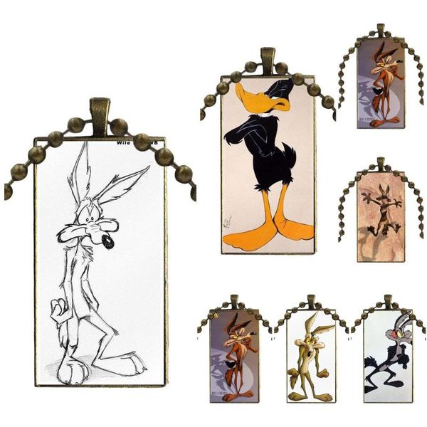 vintage jewelry bronze color glass cabochon choker pendant long rectangle necklace for girls statement maxi wile e coyote, Silver
vintage jewelry bronze color glass cabochon choker pendant long rectangle necklace for girls statement maxi wile e coyote, Silver