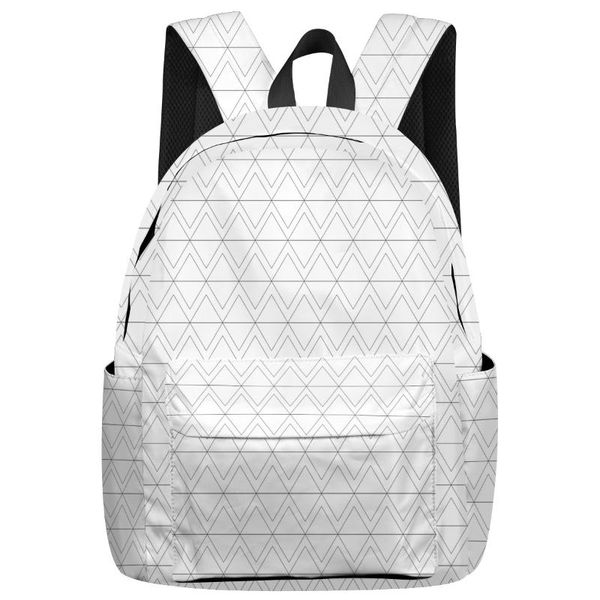 simple pattern rhombus geometry new fashion backpack casual travel simple backpack men and women
simple pattern rhombus geometry new fashion backpack casual travel simple backpack men and women