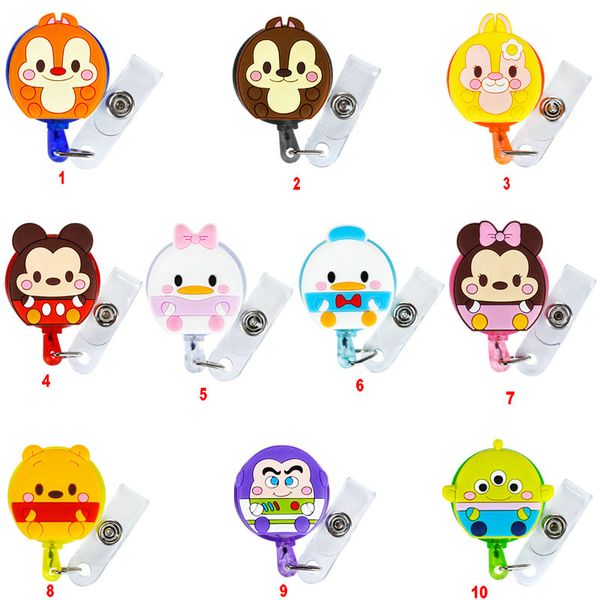 retractable badge reel pull buckle id card badge holder cute cartoon silicone reels belt clip hospital school office supplies anti-lost clip
retractable badge reel pull buckle id card badge holder cute cartoon silicone reels belt clip hospital school office supplies anti-lost clip