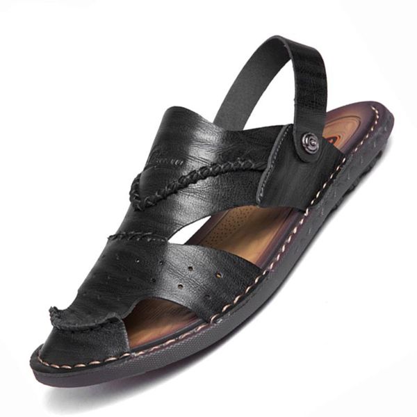 men sandals summer sandals men outdoor beach slippers walking sneakers male moccasins rome rubber sole casual shoes, Black
men sandals summer sandals men outdoor beach slippers walking sneakers male moccasins rome rubber sole casual shoes, Black