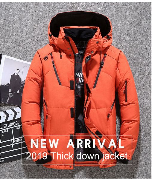 2019 winter men's down parka jacket coat, male short thick windproof hooded parka green black blue gray orange m-3xl
2019 winter men's down parka jacket coat, male short thick windproof hooded parka green black blue gray orange m-3xl