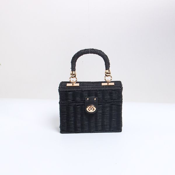 2020rattan black straw shoulder bag women hand-woven messenger bag summer beach square box straw handbag for lady bolsa feminina
2020rattan black straw shoulder bag women hand-woven messenger bag summer beach square box straw handbag for lady bolsa feminina