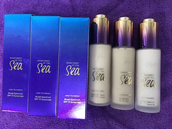 NEW Makeup Rainforest of the Sea Water Foundation Broad Spectrum SPF15 3colors fair neutral/ fair light neutural/ light neutral T1
NEW Makeup Rainforest of the Sea Water Foundation Broad Spectrum SPF15 3colors fair neutral/ fair light neutural/ light neutral T1