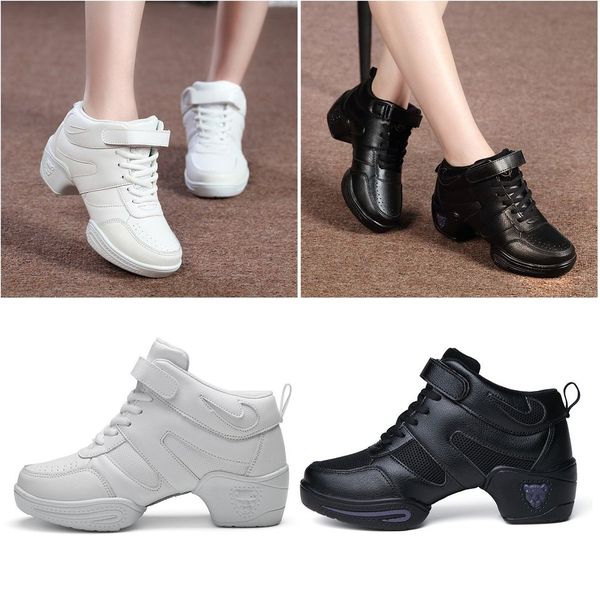 women cow leather gym shoes fitness footwear ladies dance shoes jazz sports jogging solid color, Black
women cow leather gym shoes fitness footwear ladies dance shoes jazz sports jogging solid color, Black
