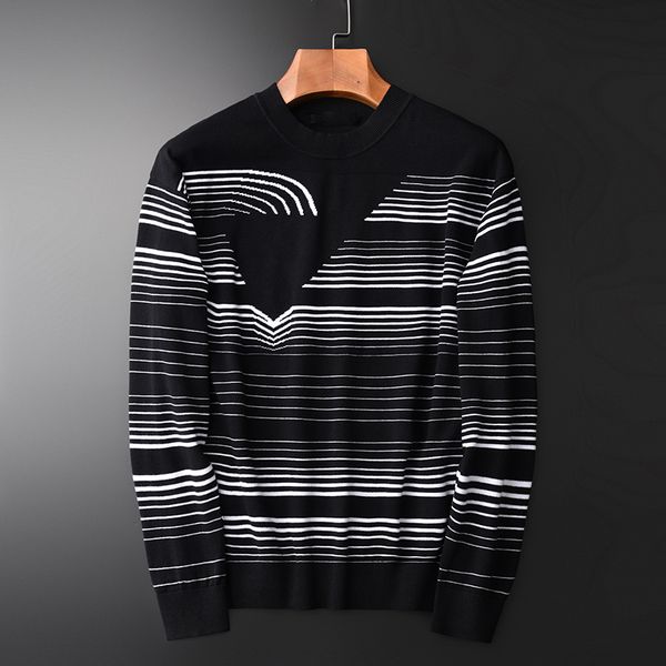 minglu autumn men sweater luxury round collar stripe knitting pullover sweter men fashion casual slim fit mens sweater 4xl, White;black
minglu autumn men sweater luxury round collar stripe knitting pullover sweter men fashion casual slim fit mens sweater 4xl, White;black