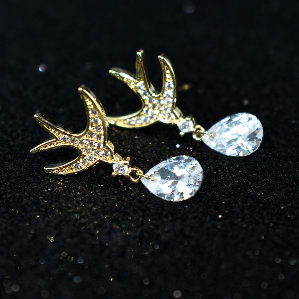 tassel super immortal zircon earrings women's long fashion senior student earringsaretes boucle d'oreille earrings, Golden;silver
tassel super immortal zircon earrings women's long fashion senior student earringsaretes boucle d'oreille earrings, Golden;silver