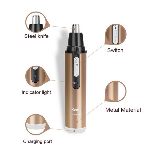 kemei electric shaving nose hair trimmer washable rechargeable safe face care shaving trimmer for nose trimer
kemei electric shaving nose hair trimmer washable rechargeable safe face care shaving trimmer for nose trimer