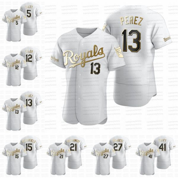13 salvador perez 2020 golden edition baseball jerseys alex gordon george brett jorge soler whit merrifield danny duffy brad keller, Black
13 salvador perez 2020 golden edition baseball jerseys alex gordon george brett jorge soler whit merrifield danny duffy brad keller, Black