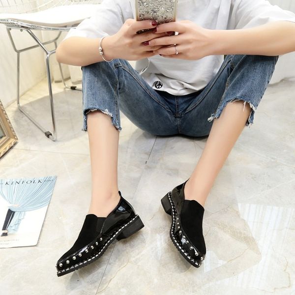 2020 style small leather shoes ladies autumn new flat shallow mouth single shoes loafer womens casual j14-90, Black
2020 style small leather shoes ladies autumn new flat shallow mouth single shoes loafer womens casual j14-90, Black