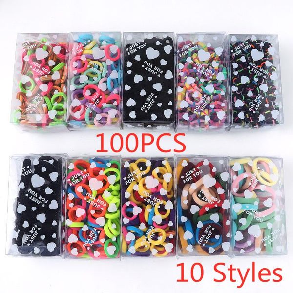 100 pcs/box elastic hair ropes colorful for children cute little girls tied hair braided ring accessories, Slivery;white
100 pcs/box elastic hair ropes colorful for children cute little girls tied hair braided ring accessories, Slivery;white