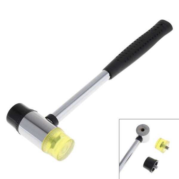 30mm 35mm 40mm rubber hammer double faced work glazing window nylon hammer diy hand tool with round head and non-slip handle
30mm 35mm 40mm rubber hammer double faced work glazing window nylon hammer diy hand tool with round head and non-slip handle