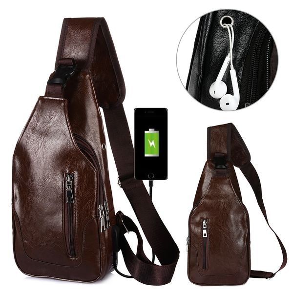 luxury anti theft chest bag waterproof pu leather handbag outdoor usb charge with headphone hole multifunctional sling bags
luxury anti theft chest bag waterproof pu leather handbag outdoor usb charge with headphone hole multifunctional sling bags