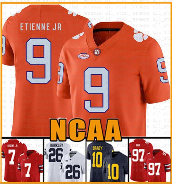 ncaa clemson tigers 16 trevor lawrence 9 travis etienne jr. american football jersey 13 tua tagovailoa 10 tom brady 26 saquon barkley, Black;red
ncaa clemson tigers 16 trevor lawrence 9 travis etienne jr. american football jersey 13 tua tagovailoa 10 tom brady 26 saquon barkley, Black;red