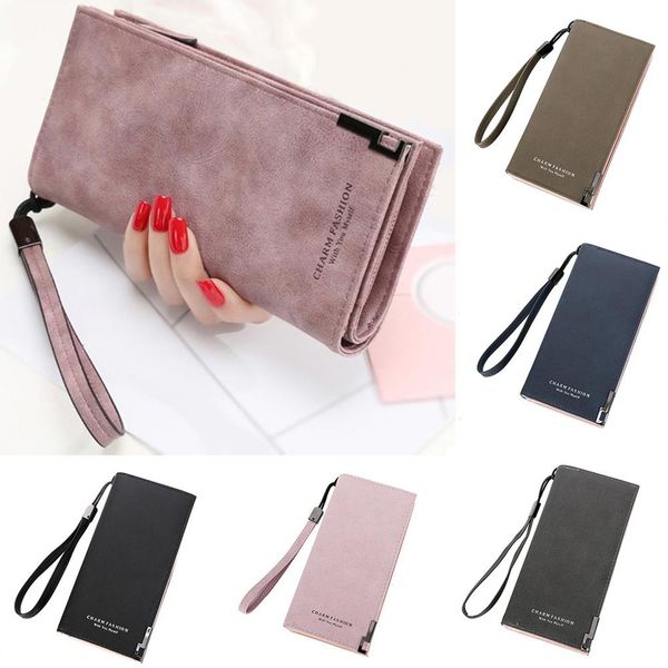 fashion ladies bag long card id hand wallet leather clutch solid color zipper bag purse cards holder totes bags dropship y523
fashion ladies bag long card id hand wallet leather clutch solid color zipper bag purse cards holder totes bags dropship y523