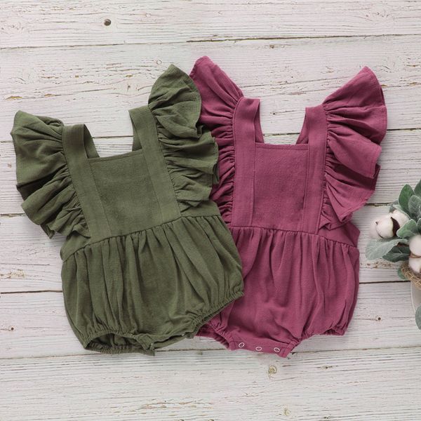 2019 children's clothes outfits fashion newborn baby girl rompers onesies cotton ruffle toddler infant garment p prop t200706, Blue
2019 children's clothes outfits fashion newborn baby girl rompers onesies cotton ruffle toddler infant garment p prop t200706, Blue