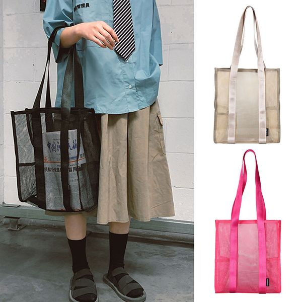 fashion casual mesh messenger pure color shoulder bag large handle bags shopping bags large capacityg crossbody bag
fashion casual mesh messenger pure color shoulder bag large handle bags shopping bags large capacityg crossbody bag