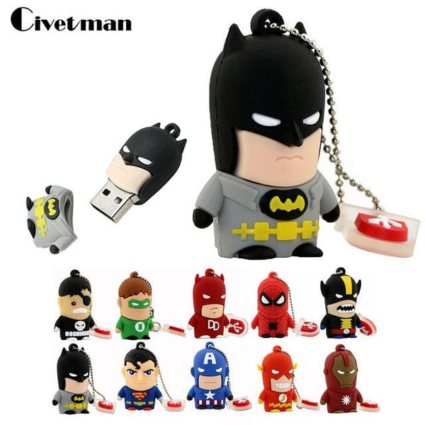 price cartoon super hero usb flash drive 8gb 16gb 32gb 64gb iron man flash memory batman pendrive captain america pen drives
price cartoon super hero usb flash drive 8gb 16gb 32gb 64gb iron man flash memory batman pendrive captain america pen drives