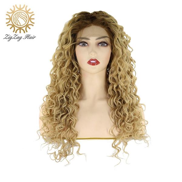 zigzag kinky curly wigs synthetic lace front wig for black women brown ombre blonde heat resistant fiber glueless part
zigzag kinky curly wigs synthetic lace front wig for black women brown ombre blonde heat resistant fiber glueless part
